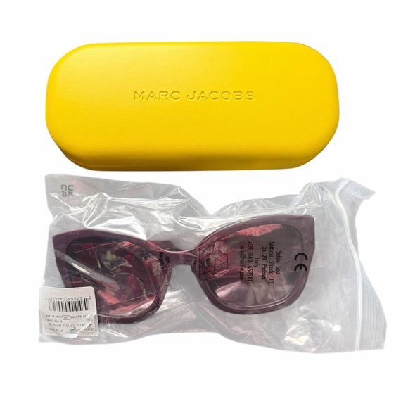 Marc Jacobs MARC 626/S Burgundy Sunglasses - Picture 7 of 11